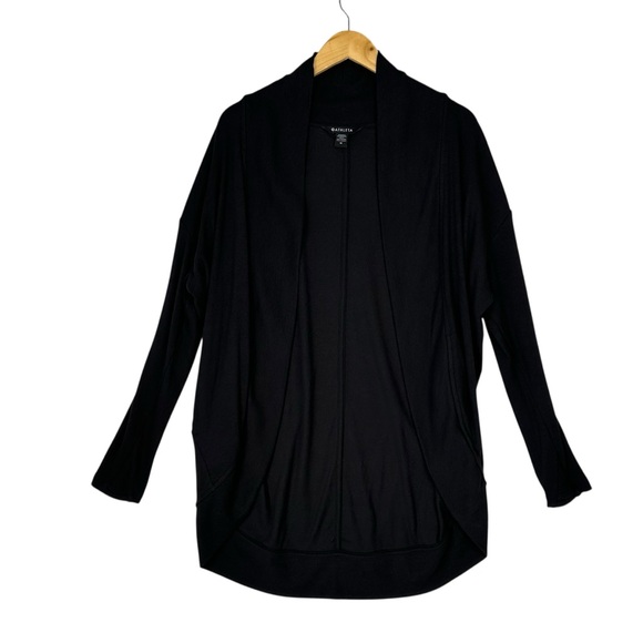 Athleta Ethereal Cocoon Wrap Women’s , BLACK SIZE M - Picture 2 of 11